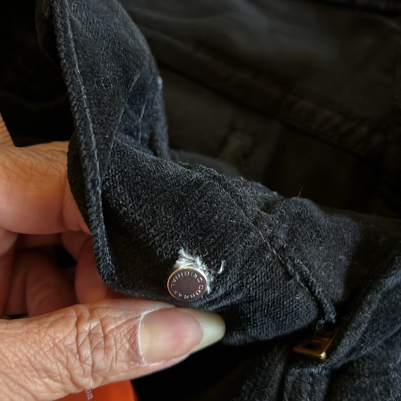 Citizens of Humanity velvet low cut rise 8, inseam 33, black, cotton and lycra - Picture 4 of 9